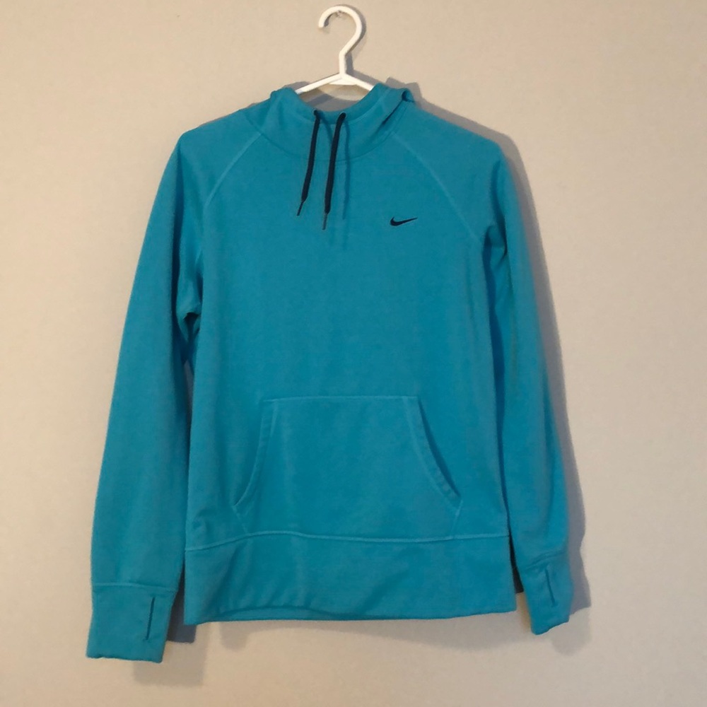 Turquoise nike hoodie